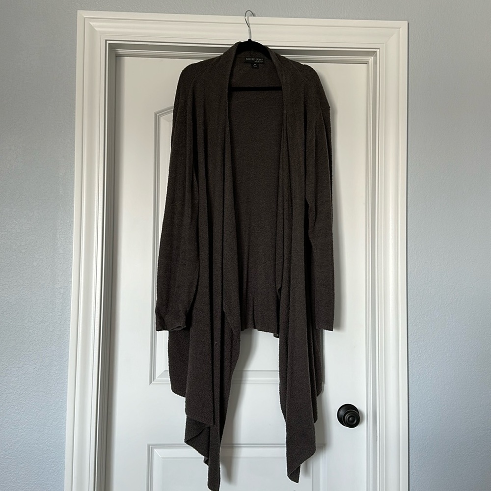 Barefoot Dreams Charcoal Cardigan 3X